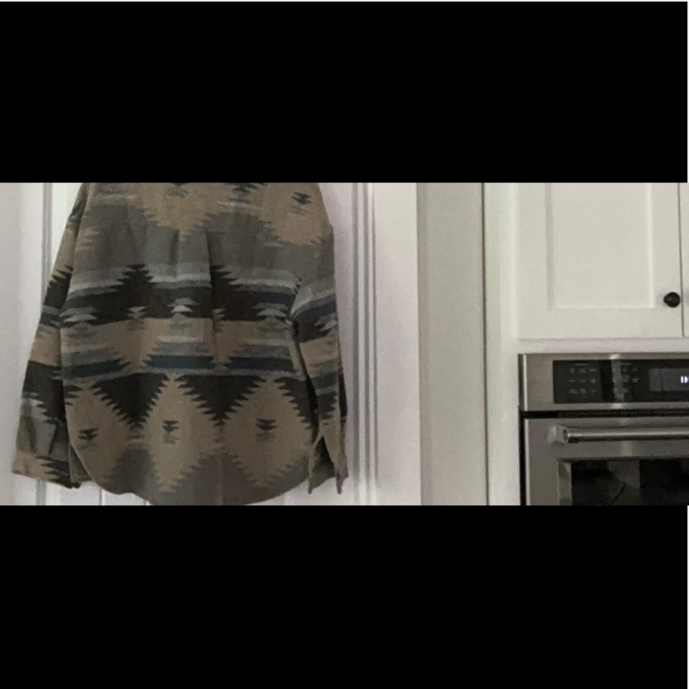 Southwestern Patterned Button-Up Jacket - image 2